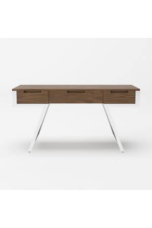   American Walnut 3-Drawer Desk | Oroa.com