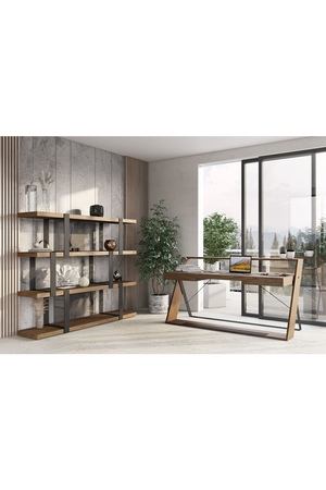   Wooden 4-Shelf Bookcase | Oroa.com