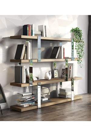   Wooden 4-Shelf Bookcase | Oroa.com
