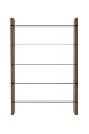   Black Glass Bookshelf | Oroa.com