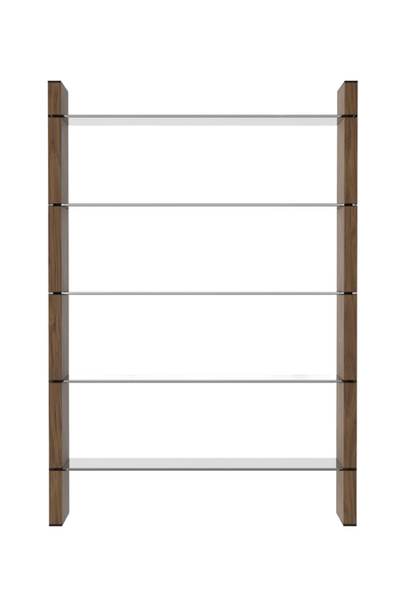   Black Glass Bookshelf | Oroa.com