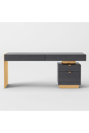   Glossy 4-Drawer Desk | Oroa.com