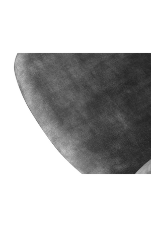   Dark Gray Velvet Dining Chair | Oroa.com