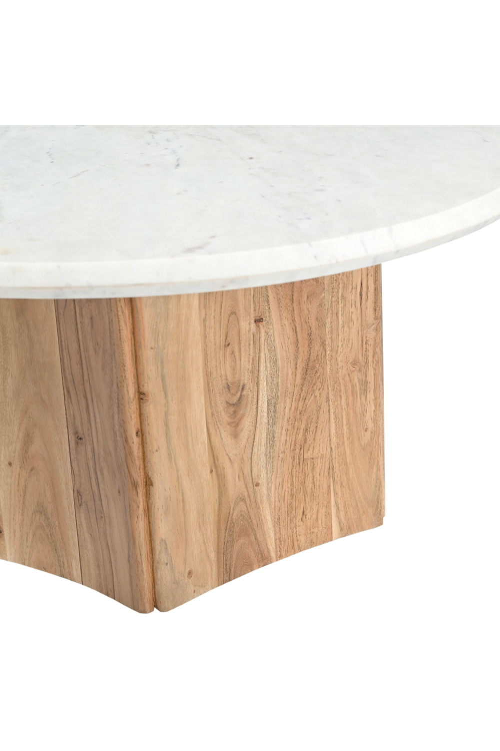   White Round Marble Coffee Table | Oroa.com