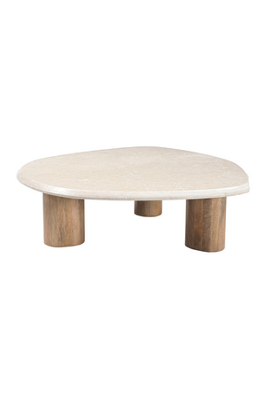   Freeform Cream Marble Nesting Tables (3) | Oroa.com
