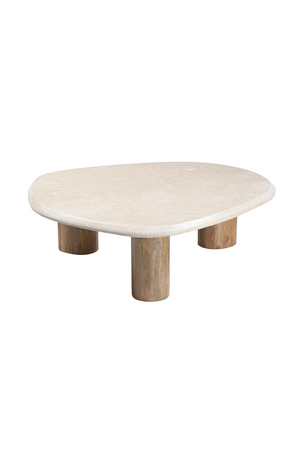   Freeform Cream Marble Nesting Tables (3) | Oroa.com