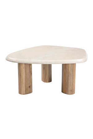   Freeform Cream Marble Nesting Tables (3) | Oroa.com