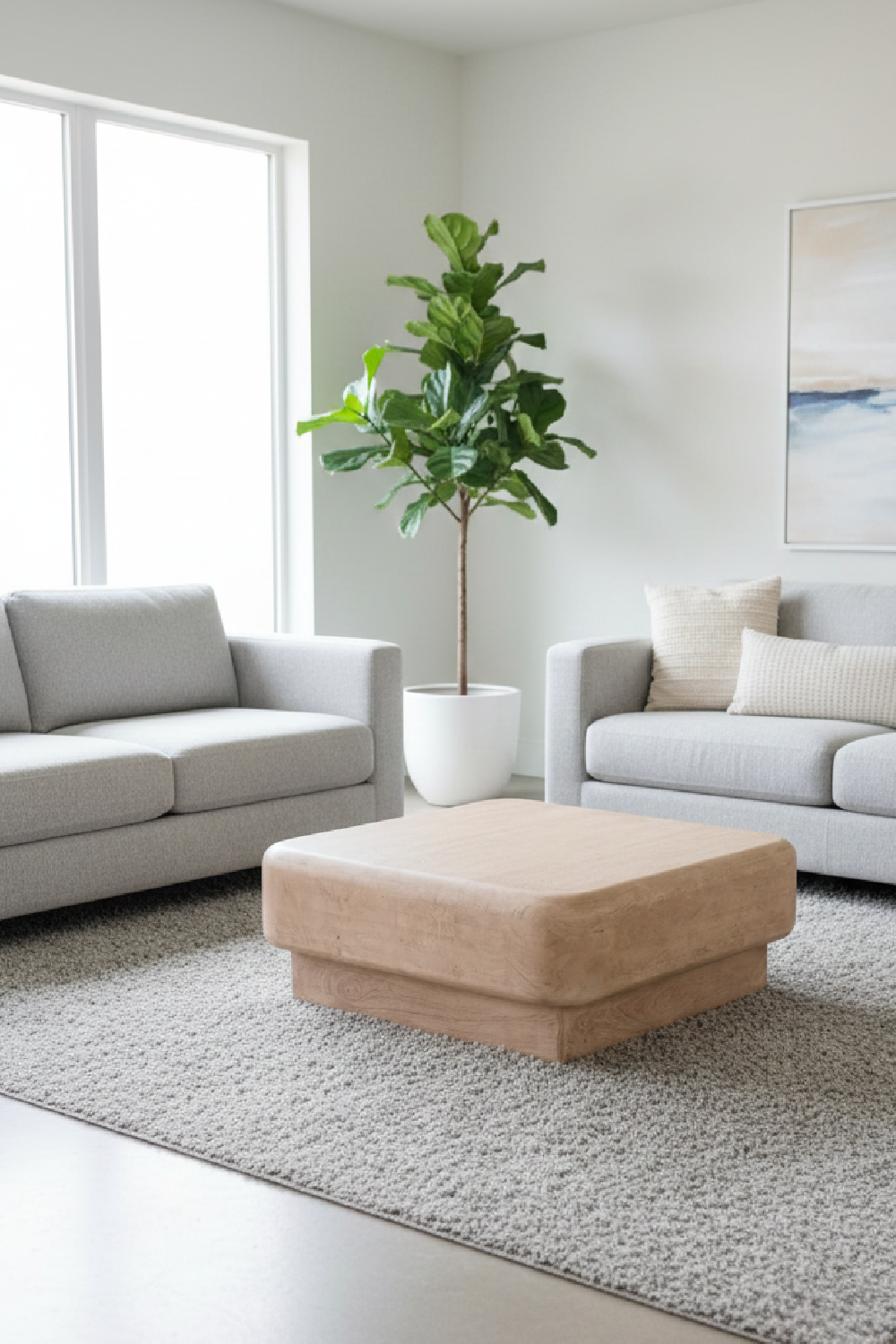   Natural Mango Wood Coffee Table | Oroa.com