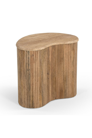   Freeform Travertine Coffee Table Set (3) | Oroa.com