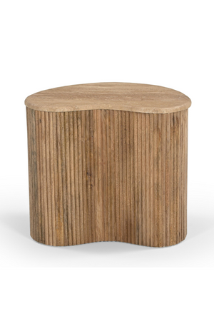   Freeform Travertine Coffee Table Set (3) | Oroa.com