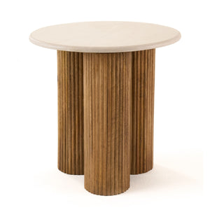   Marble Round End Table | Oroa.com