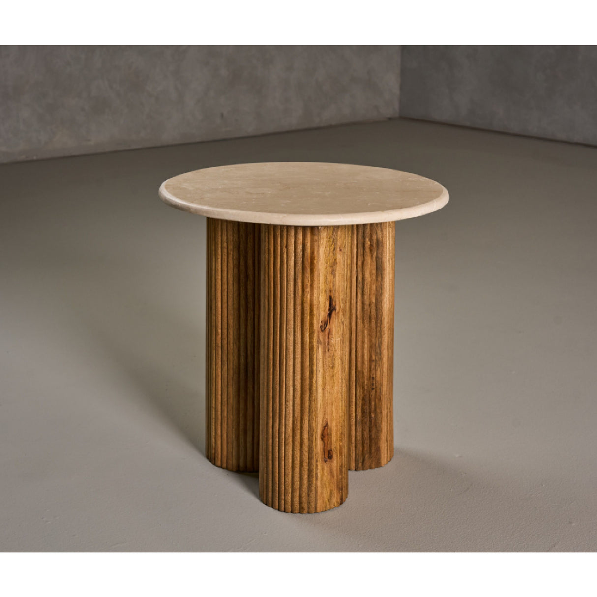   Marble Round End Table | Oroa.com