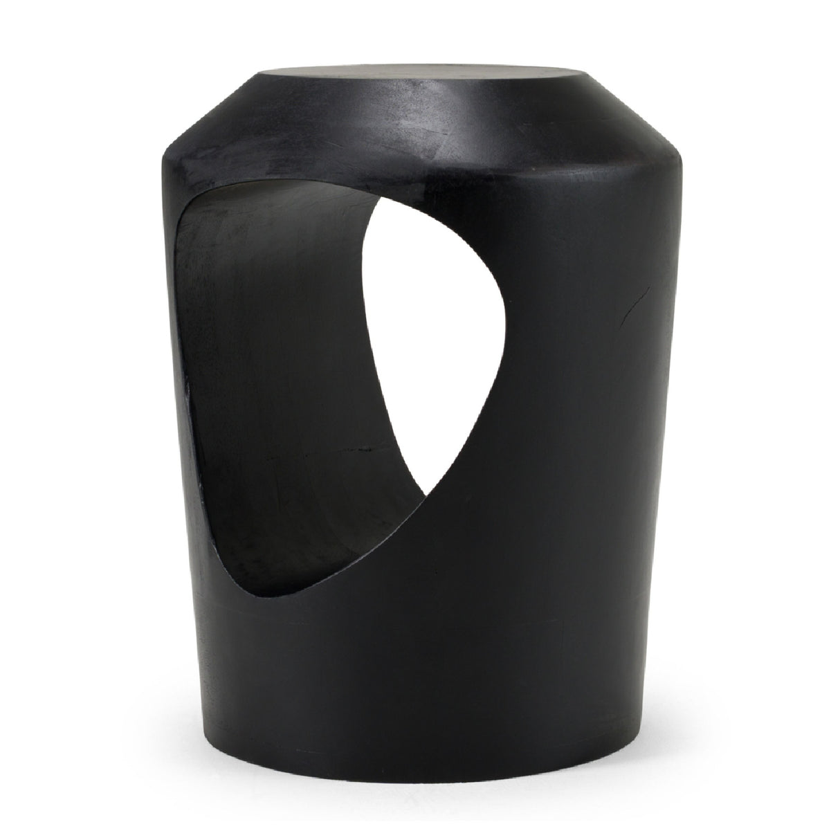   Black Wooden End Table | Oroa.com