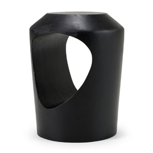   Black Wooden End Table | Oroa.com