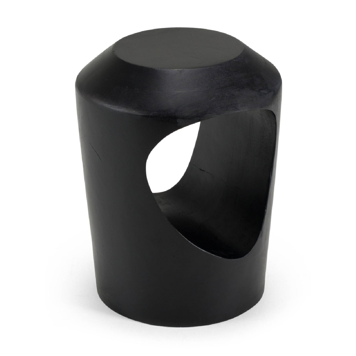   Black Wooden End Table | Oroa.com