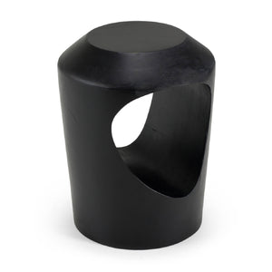   Black Wooden End Table | Oroa.com