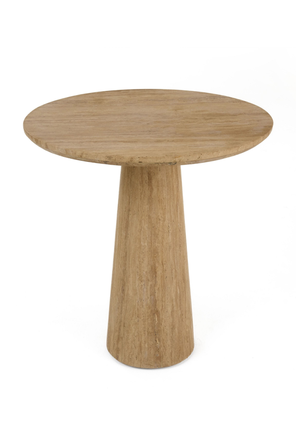   Travertine Round Dining Table | Oroa.com
