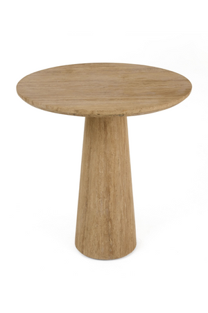   Travertine Round Dining Table | Oroa.com