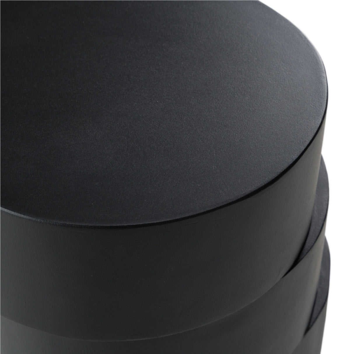   Black Wooden Stacked End Table | Oroa.com