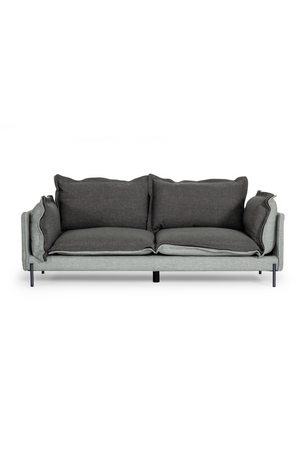   Two-Toned Gray Flange Sofa | Oroa.com