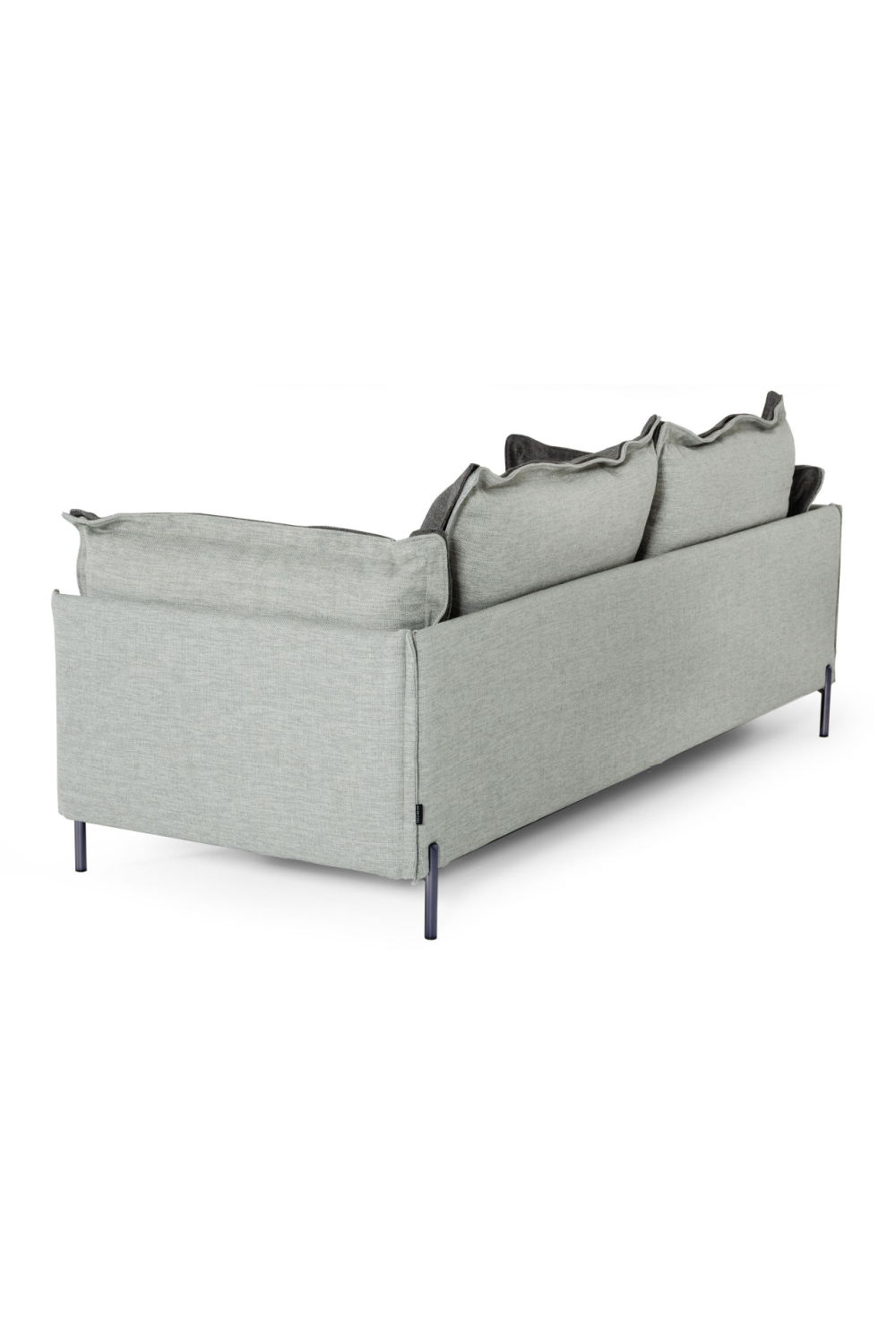   Two-Toned Gray Flange Sofa | Oroa.com