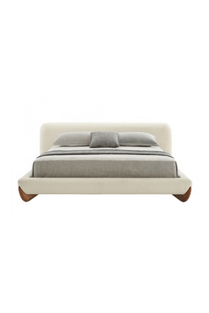   Cream Fabric Bed | Oroa.com