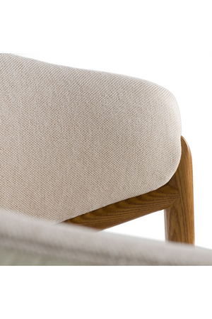   Curve-Back Cream Dining Chair | Oroa.com