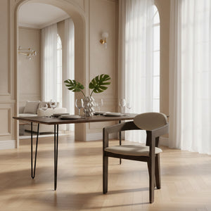   Gray Wooden Dining Chair | Oroa.com