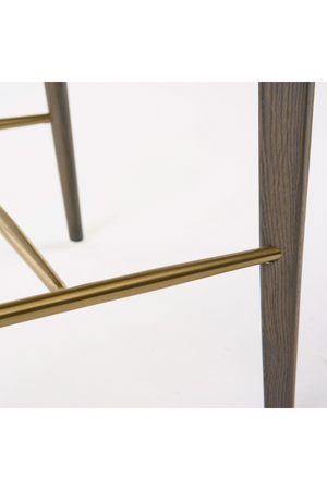   Beige Vegan Leather Counter Chair | Oroa.com
