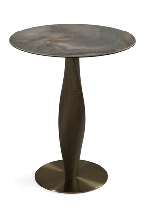  Marbled Ceramic Top Bar Table | Oroa.com