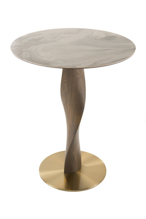   Marbled Ceramic Top Bar Table | Oroa.com
