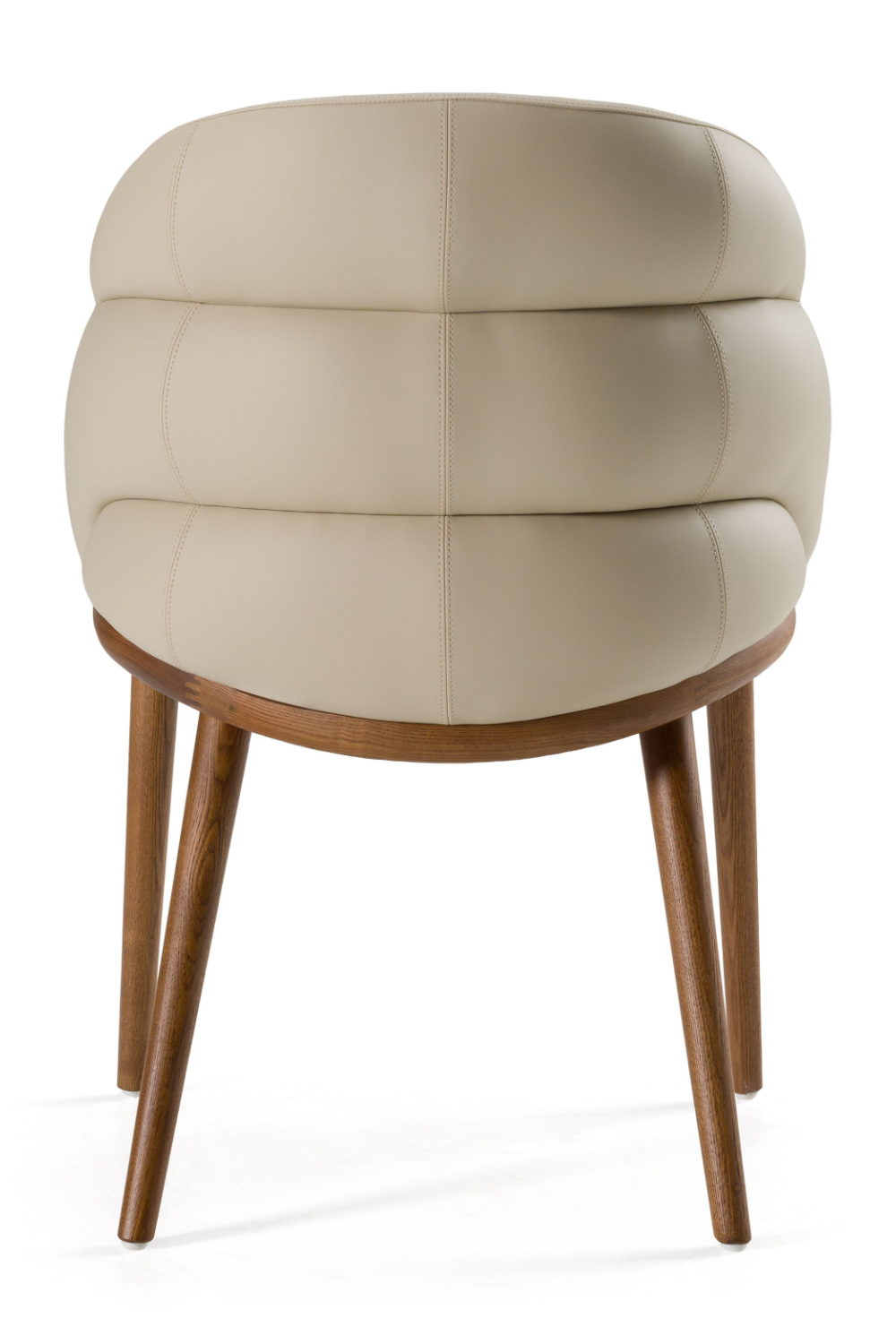   Beige Vegan Leather Dining Chair | Oroa.com