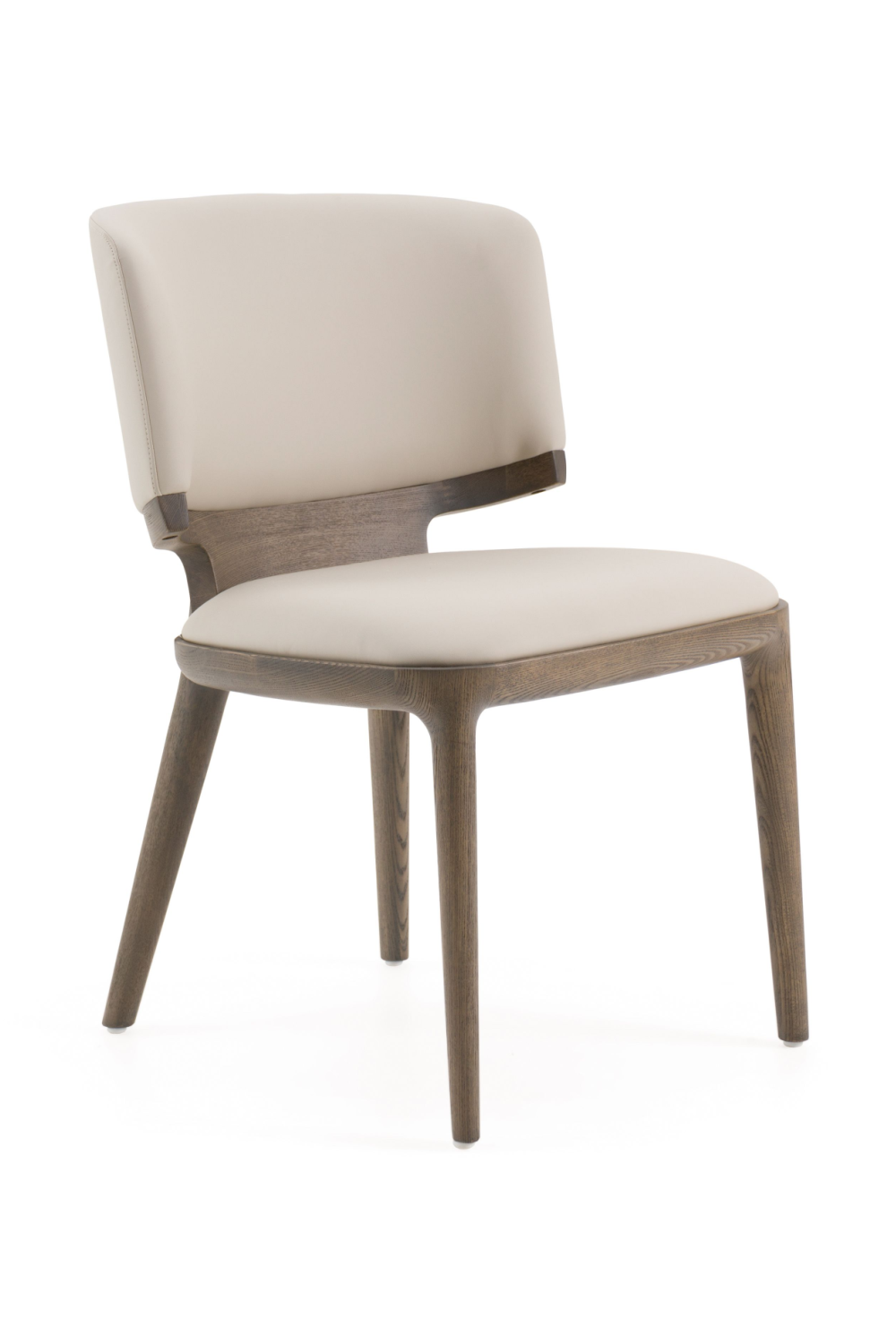   Gray Vegan Leather Dining Chairs (2) | Oroa.com