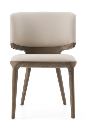   Gray Vegan Leather Dining Chairs (2) | Oroa.com