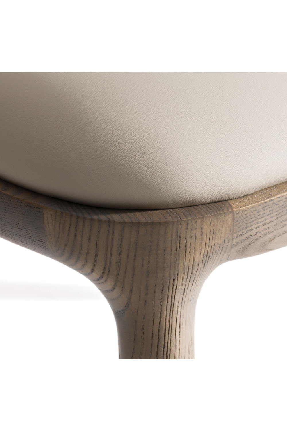   Gray Vegan Leather Dining Chairs (2) | Oroa.com