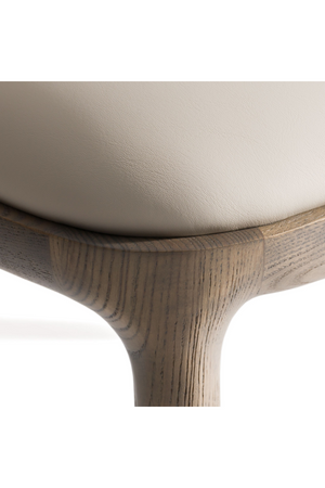   Gray Vegan Leather Dining Chairs (2) | Oroa.com