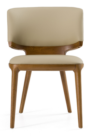   Vegan Leather Contemporary Dining Chairs (2) | Oroa.com