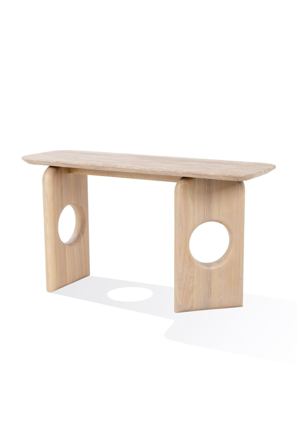   Beige Marble Console Table | Oroa.com