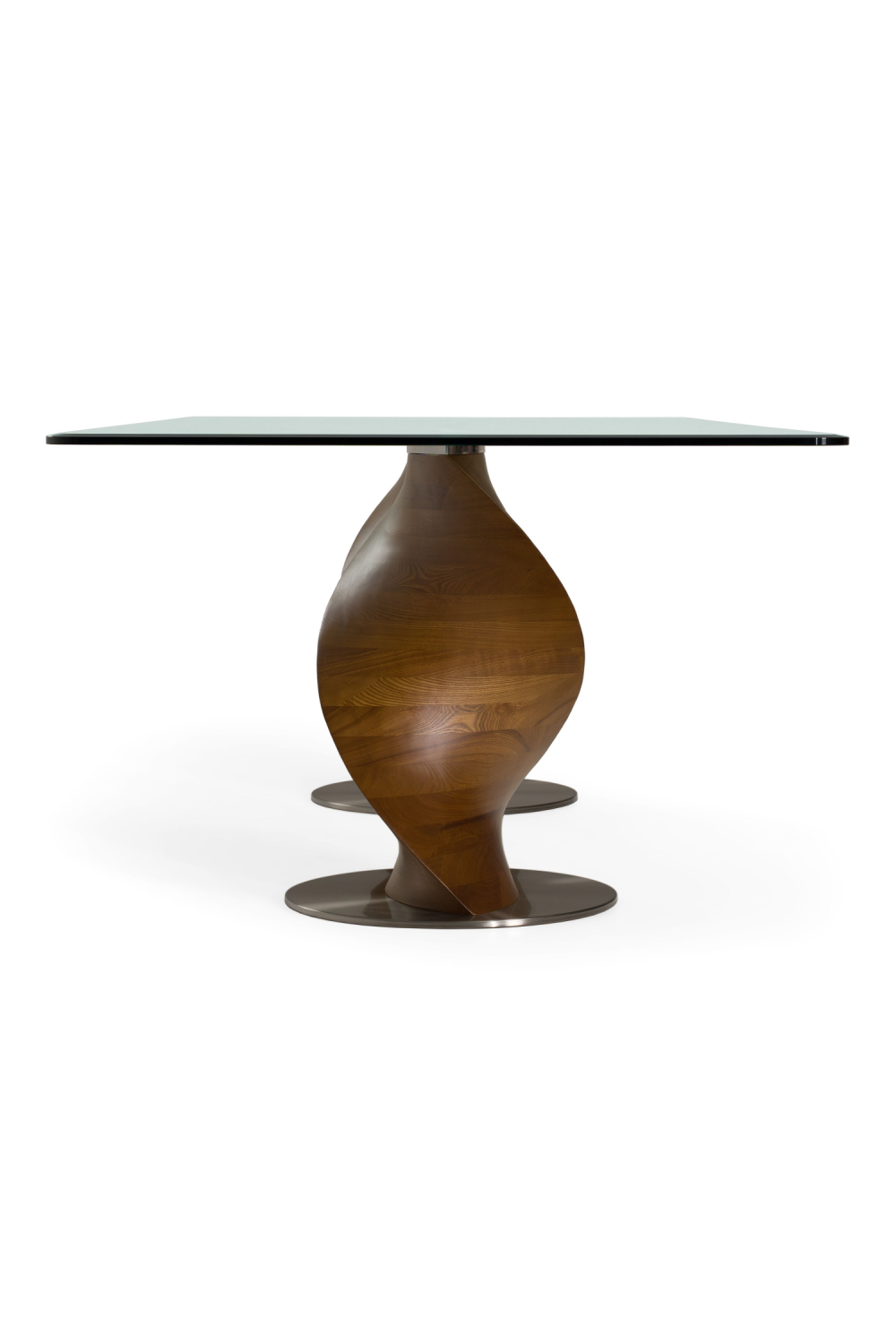   Twisted Wood Base Dining Table | Oroa.com