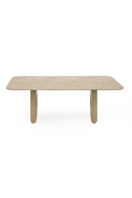   Beige Marble Dining Table | Oroa.com
