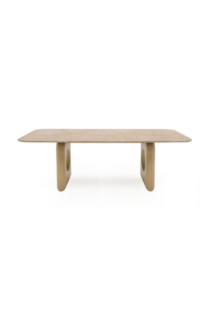   Beige Marble Dining Table | Oroa.com