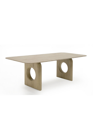   Beige Marble Dining Table | Oroa.com