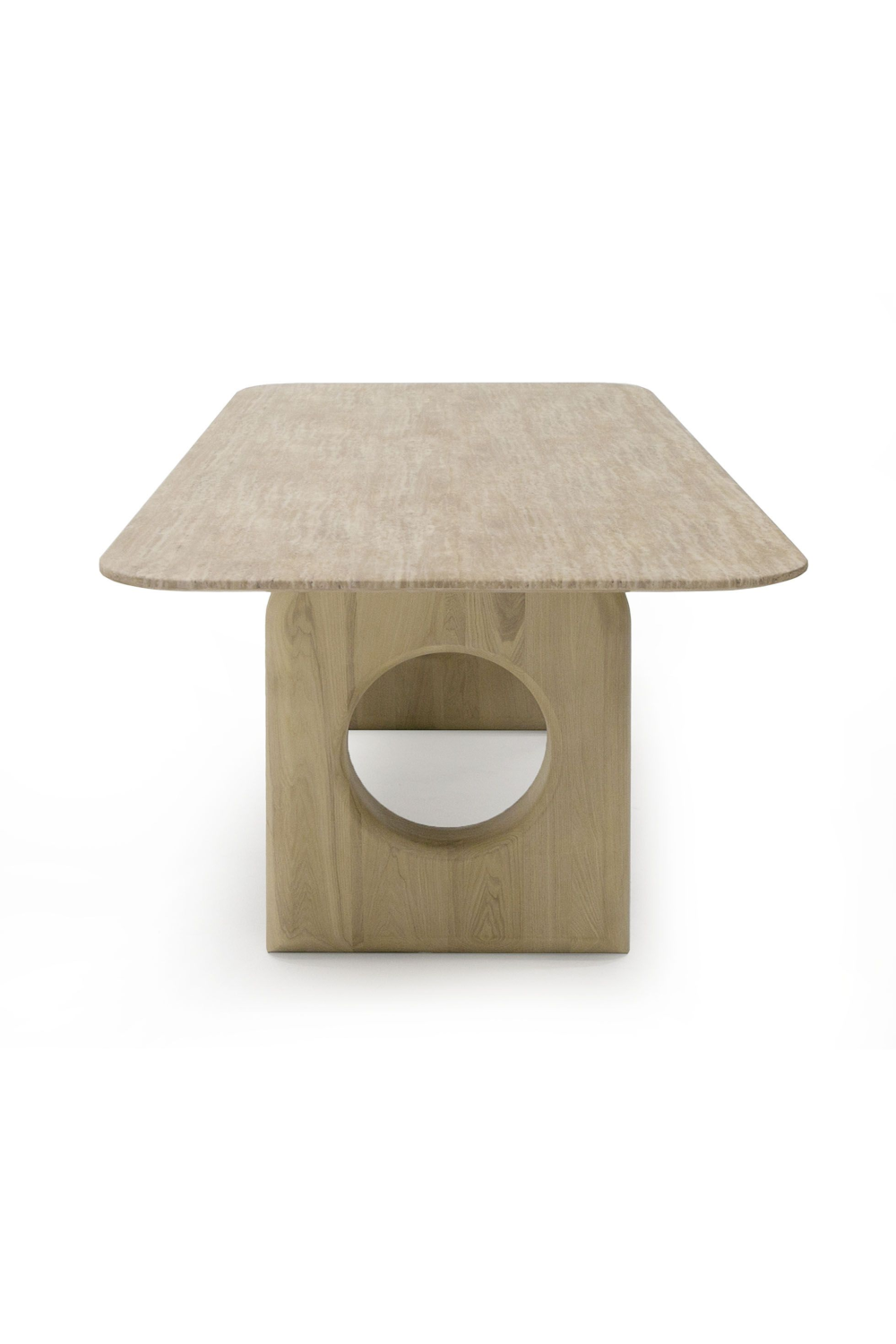   Beige Marble Dining Table | Oroa.com