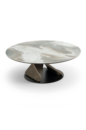   Marbled Ceramic Coffee Table Set (2) | Oroa.com