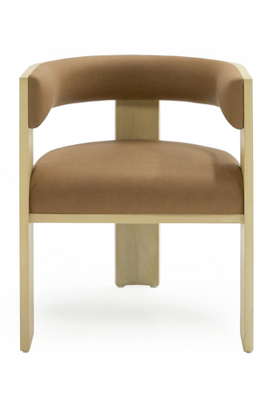   Natural Ash Curved Dining Chair | Oroa.com