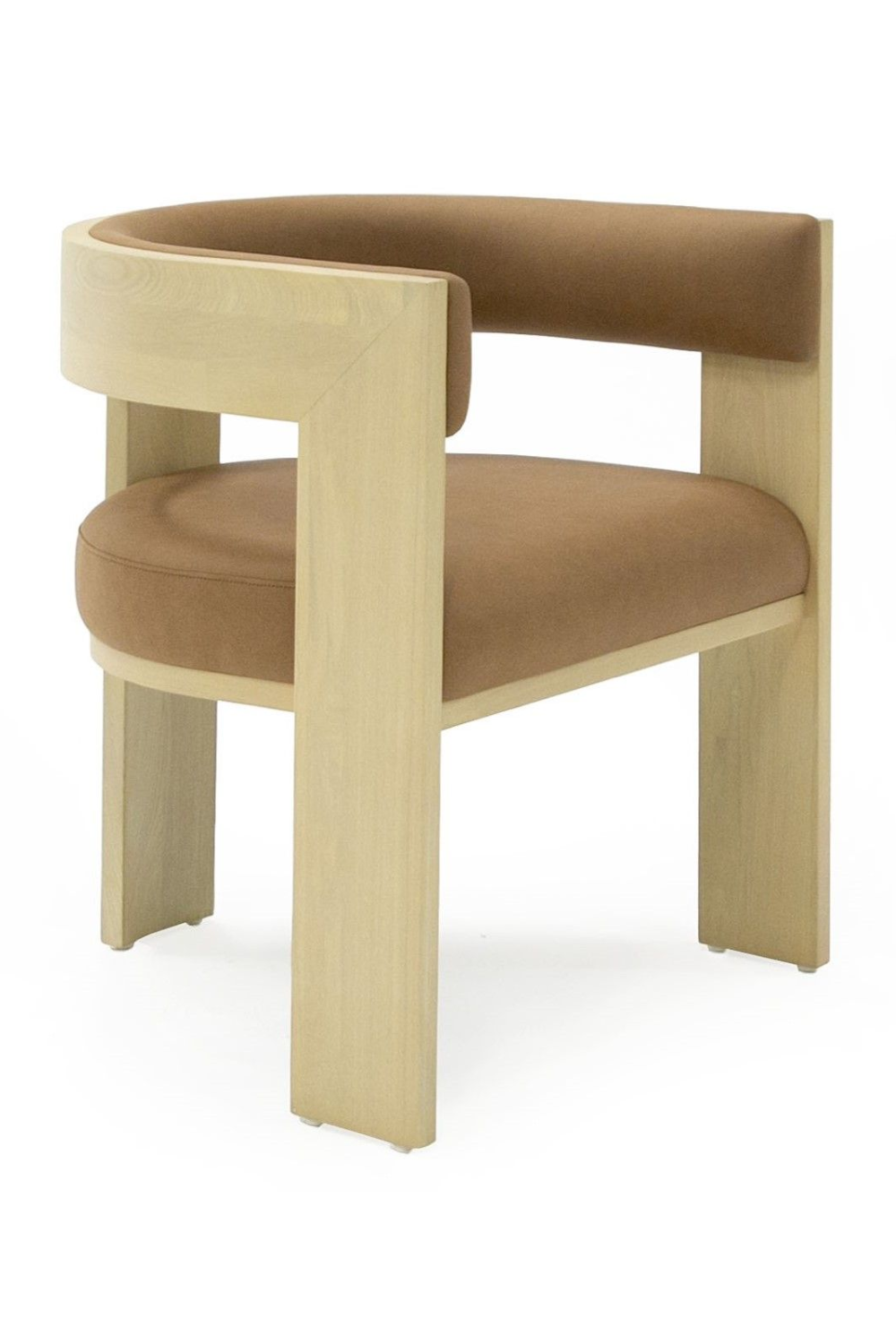   Natural Ash Curved Dining Chair | Oroa.com