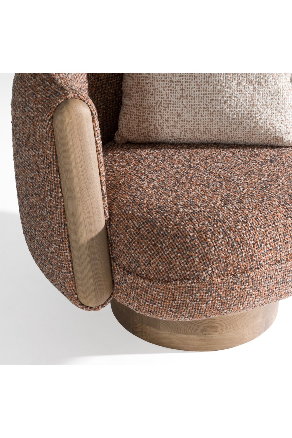   Multicolored Boucle Accent Chair | Oroa.com