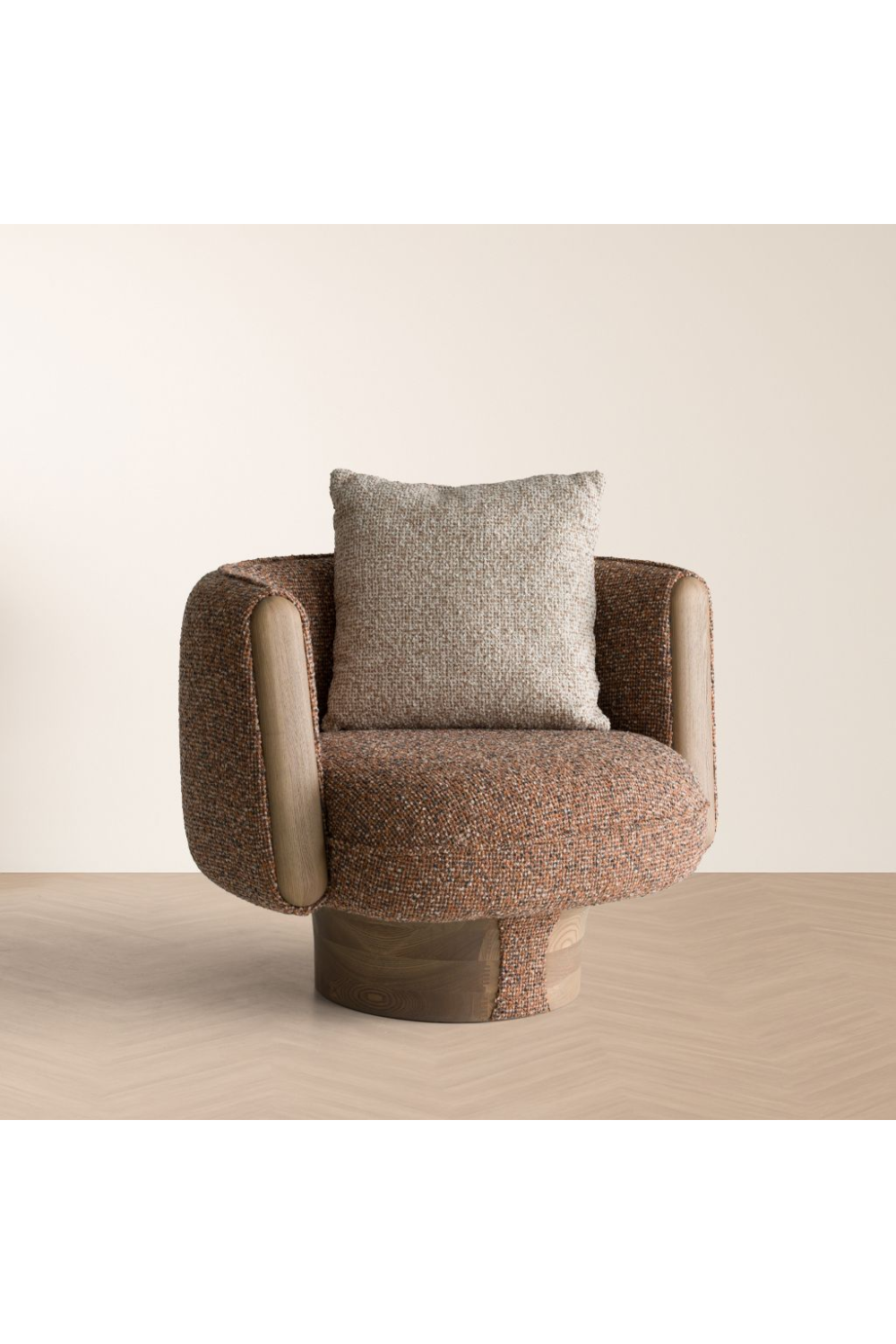   Multicolored Boucle Accent Chair | Oroa.com