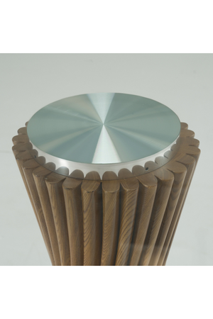  Twisted Wooden Base Dining Table | Oroa.com