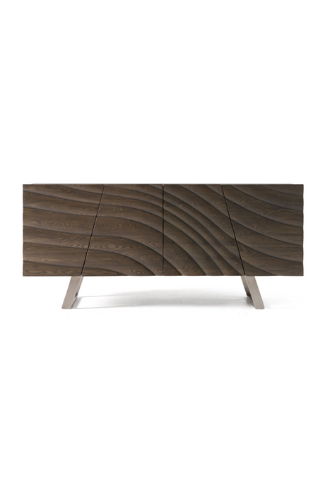   Wave Patterned Ash Sideboard | Oroa.com